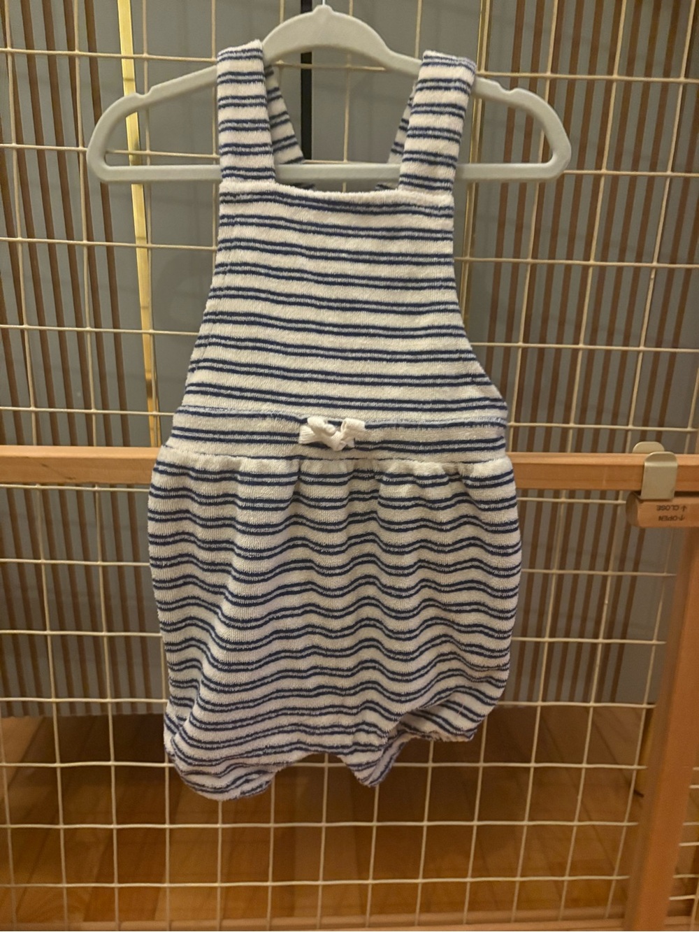 Janie and Jack baby towel romper